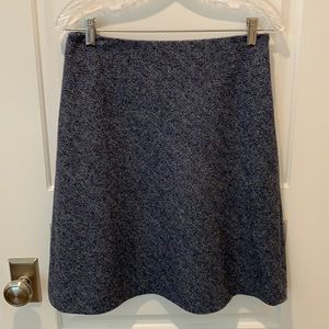 Brooks Brothers Wool Herringbone A-Line Skirt